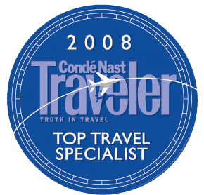 conde nast top travel Specialist 2008