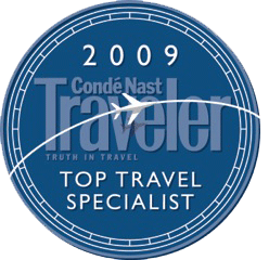 conde nast top travel Specialist 2009